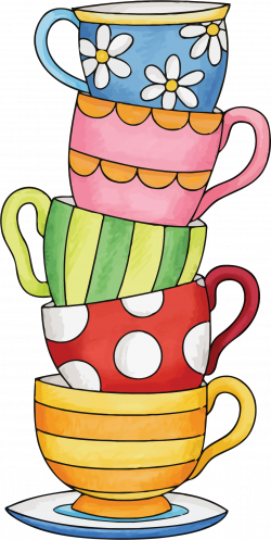 Clipart - Stack of cups