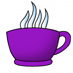 Miniclips:Coffee Cup Clip Art by Phillip Martin, Purple Cup