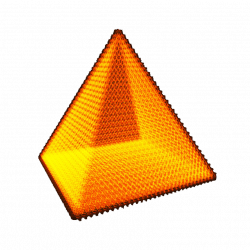 Orange Pyramid Clip art - Golden Pyramids material 833*833 ...