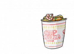 Noodles clipart cup noodle ~ Frames ~ Illustrations ~ HD images ...