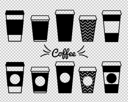 Coffee Mug SVG, dxf, Paper Coffee Cups clipart, Coffee Mugs ...