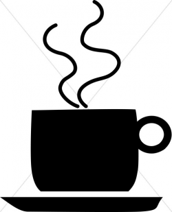 Silhouette Coffee Mug | Coffee Hour Clipart