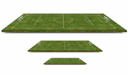 Football pitch 3D computer graphics Clip art - Football Turf 1500 ...