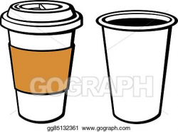 Vector Illustration - Paper cup of coffee. EPS Clipart ...