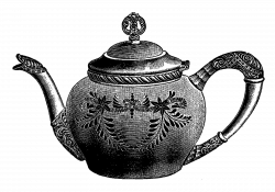 Free tea in a teapot high resolution clip art all free picture ...