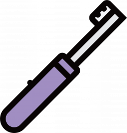Electric toothbrush Dentist Icon - Purple toothbrush 1862*1945 ...