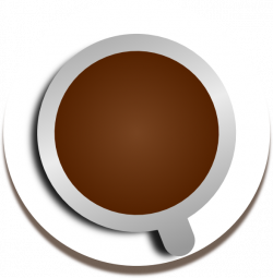 Cup Of Coffee Air View By Calerov Clip Art at Clker.com - vector ...
