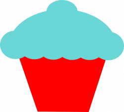 Blue And Red Cupcake Clip Art at Clker.com - vector clip art online ...