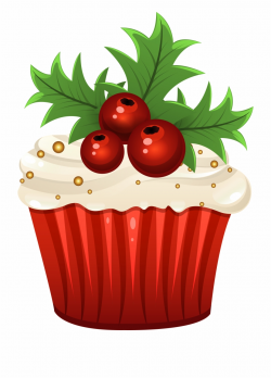 Christmas Muffin Png Clip Art Image - Christmas Cupcake ...