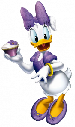daisy duck art | Daisy w/Cupcake | Donald and Daisy | Pinterest ...