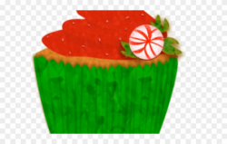 Cupcake Clipart Christmas - December Cupcake Clipart - Png ...