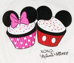 Mickey and Minnie cupcakes | Girly Things | Disney art ...