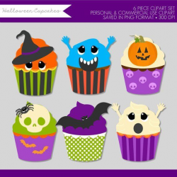 Halloween Clip Art,Halloween Clipart,Halloween Cupcake ...