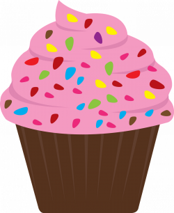 28+ Collection of Cupcakes With Sprinkles Clipart | High quality ...