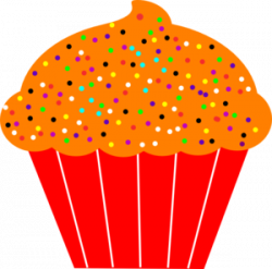 Orange cupcake clipart - Clip Art Library
