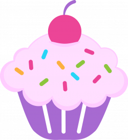 Cute Birthday Cupcake Clipart | lacalabaza