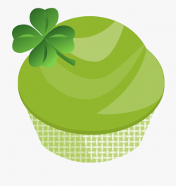 Green St Patricks Day Cupcake Clipart - St Patricks Day ...