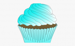 Teal Clipart Cupcake - Turquoise Cupcake Png, Cliparts ...