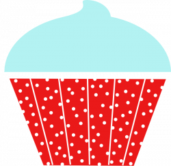 Blue Cupcake Clip Art at Clker.com - vector clip art online, royalty ...
