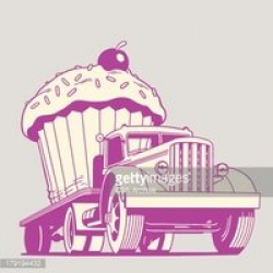 Truck Moving Giant Cupcake stock vectors - Clipart.me