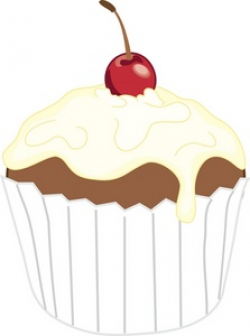 Vanilla Cupcake Clipart - Clip Art Library