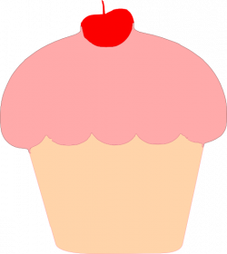Pink Frosting Cupcake Clip Art at Clker.com - vector clip art online ...
