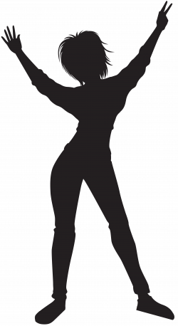 Dancing Girl Silhouette PNG Clip Art Image | Gallery Yopriceville ...
