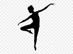 Contemporary Dance Dancer Silhouette Clipart (#802422 ...