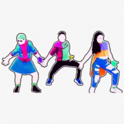 Dancing Clipart Dance Troupe - Group Dance Clipart Png ...