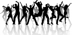Group dance Silhouette Clip art - Dancing People png ...