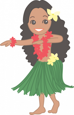 OnlineLabels Clip Art - Hula Dancer (#1)