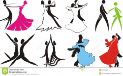 Ballroom Dance - Logos & Silhouettes Royalty Free Stock ...