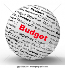 Clipart - Budget sphere definition shows financial management or ...