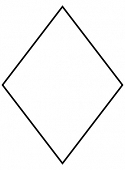 Rhombus Shape Diamond Parallelogram Clip art - Parallelogram-free ...