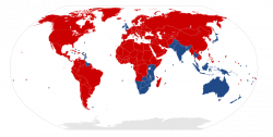 File:Countries driving on the left or right.svg | Cartography and ...