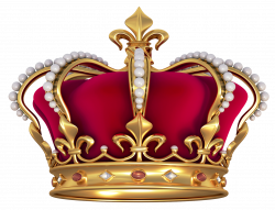Red Gold Crown with Pearls PNG Clipart Picture | Gallery ...