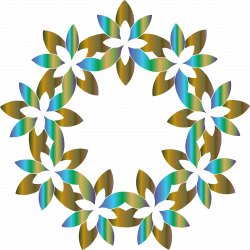 Clipart - Abstract Floral Design 3