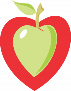 Best Apple Heart Clipart Design - Vector Art Library