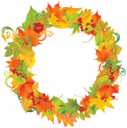 Autumn Wreath PNG Clipart Image | Gallery Yopriceville - High ...