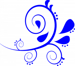 Blue Swirl Clip Art at Clker.com - vector clip art online, royalty ...