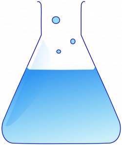 OnlineLabels Clip Art - Chemistry Flask