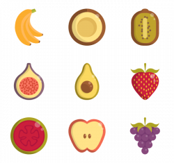 102 fruits icon packs - Vector icon packs - SVG, PSD, PNG, EPS ...