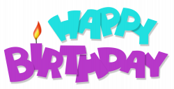 Happy Birthday Transparent Blue and Purple PNG Picture | Gallery ...