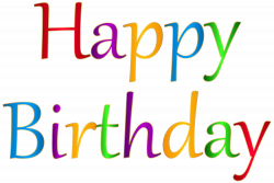 Happy Birthday Transparent PNG Clip Art | Gallery Yopriceville ...