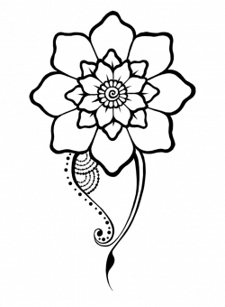 Henna Flower 1 by Teenu-Stock on DeviantArt