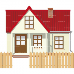 CLIPART HOUSE FRONT VIEW | Royalty free vector design | CUTE ...