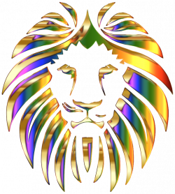 Clipart - Golden Lion Enhanced No Background