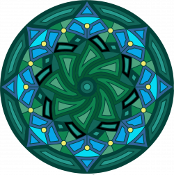 Clipart - Round Mandala Design