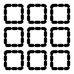 Clipart - mono math matrix