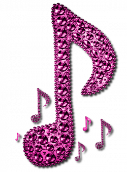 Pink Musical Notes Design. by | Clipart Panda - Free Clipart Images